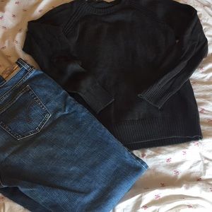 Slate gray sweater. Worn 1X.